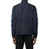 Off-White Men’ s Logo Printing Pattern Zipper Stand Collar Jacket Black