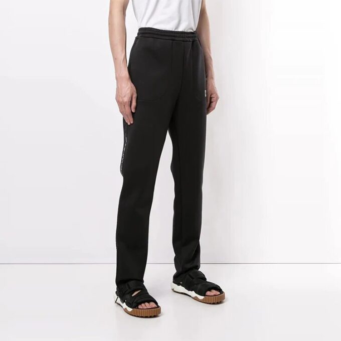 Off-White Men’ s logo Side Black Sports Pants/Trousers/Joggers