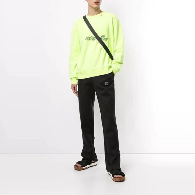 Off-White Men’ s logo Side Black Sports Pants/Trousers/Joggers