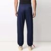 Off-White Men’ s Logo Solid Color Casual Long Pants/Trousers Loose Fit Blue