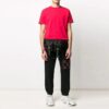 Off-White Men’ s Logo Spider Pattern Printing Bundle Feet Sports Pants/Trousers/Joggers Black