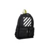 Off-White Men’ s Logo Zipper Schoolbag Backpack Black