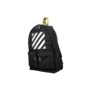 Off-White Men’ s Logo Zipper Schoolbag Backpack Black