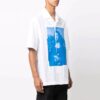 Off-White Men’ s Mona Lisa Short Sleeve White Shirt