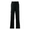 Off-White Men’ s Multiple Pockets Straight Solid Color Casual Long Pants/Trousers Black