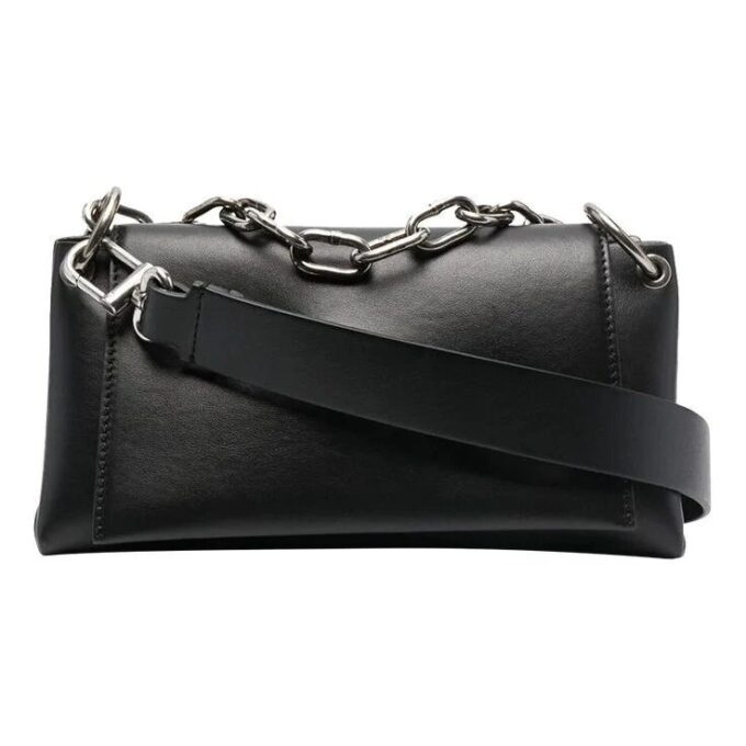 Off-White Men’ s Nailed Black Shoulder Bag