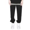 Off-White Men’ s Pattern Lacing Sports Pants/Trousers/Joggers Loose Fit Black