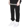 Off-White Men’ s Pattern Lacing Sports Pants/Trousers/Joggers Loose Fit Black