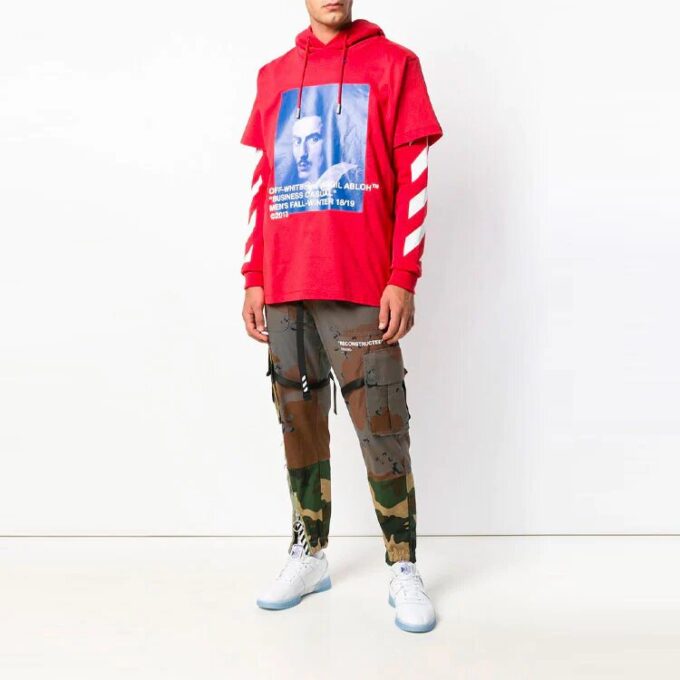 Off-White Men’ s Portrait Printing Red