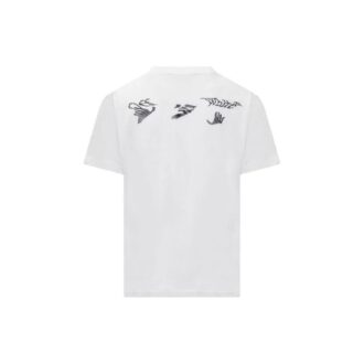 Off-White Men’ s Printing Cotton Short Sleeve White T-Shirt Off-White Men’ s Printing Cotton Short Sleeve White T-Shirt