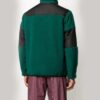 Off-White Men’ s Printing Fleece Jacket Green