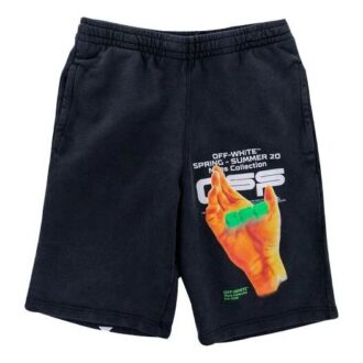 Off-White Men’ s Printing Shorts Black Off-White Men’ s Printing Shorts Black