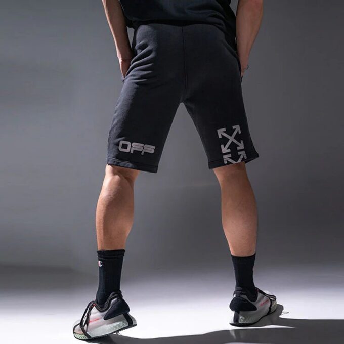 Off-White Men’ s Printing Shorts Black