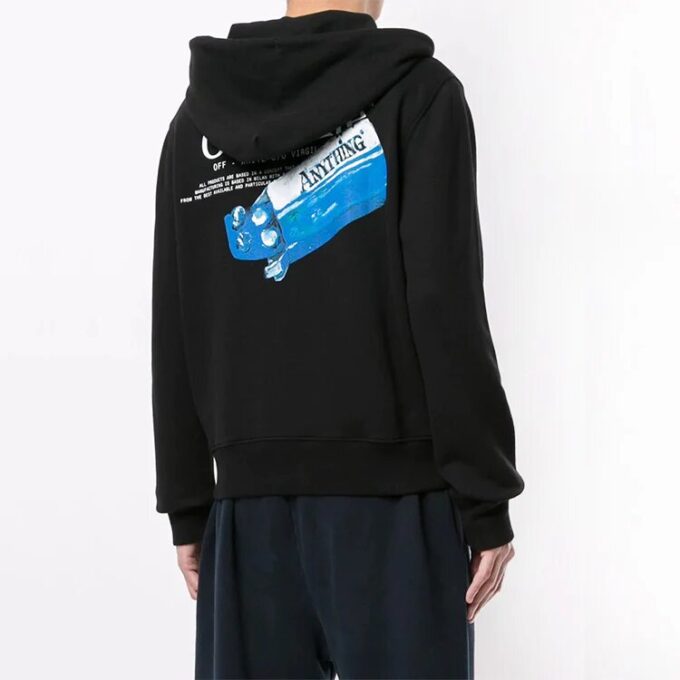 Off-White Men’ s Printing Zipper Black
