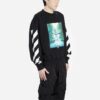 Off-White Men’ s Pullover Loose Printing Black