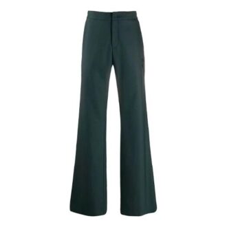 Off-White Men’ s Rear Suit Long Pants/Trousers Loose Fit Dark Green Off-White Men’ s Rear Suit Long Pants/Trousers Loose Fit Dark Green