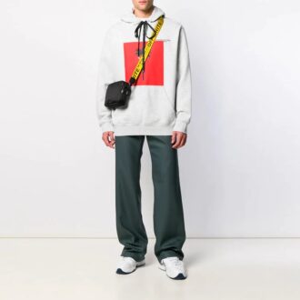 Off-White Men’ s Rear Suit Long Pants/Trousers Loose Fit Dark Green Off-White Men’ s Rear Suit Long Pants/Trousers Loose Fit Dark Green