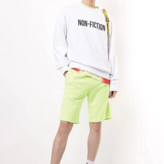 Off-White Men’ s Slogan Printing Pullover White Off-White Men’ s Slogan Printing Pullover White