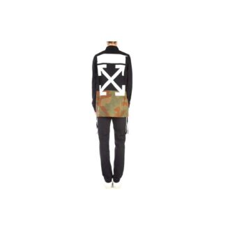 Off-White Men’ s SS21 Camouflage Colorblock Buckle Long Sleeves Jacket Loose Fit Black Off-White Men’ s SS21 Camouflage Colorblock Buckle Long Sleeves Jacket Loose Fit Black