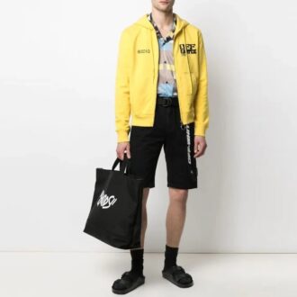 Off-White Men’ s SS21 Casual Logo Printing Zipper Ordinary Version Black Off-White Men’ s SS21 Casual Logo Printing Zipper Ordinary Version Black