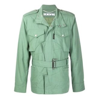 Off-White Men’ s SS21 Detail Jacket Green Off-White Men’ s SS21 Detail Jacket Green