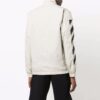 Off-White Men’ s SS21 Diagonal Stripes Pattern Printing Jacket Beige