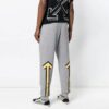 Off-White Men’ s SS21 Drawstring Logo Yellow Arrow Sports Pants/Trousers/Joggers Slim Fit Gray