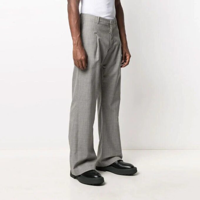 Off-White Men’ s SS21 Gray Long Pants/Trousers