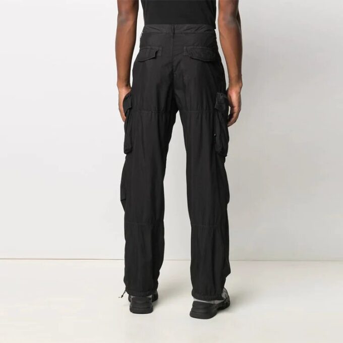Off-White Men’ s SS21 Logo Cargo Black Pants