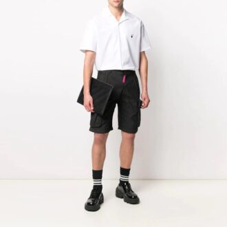 Off-White Men’ s SS21 Logo Cargo Black Shorts Off-White Men’ s SS21 Logo Cargo Black Shorts