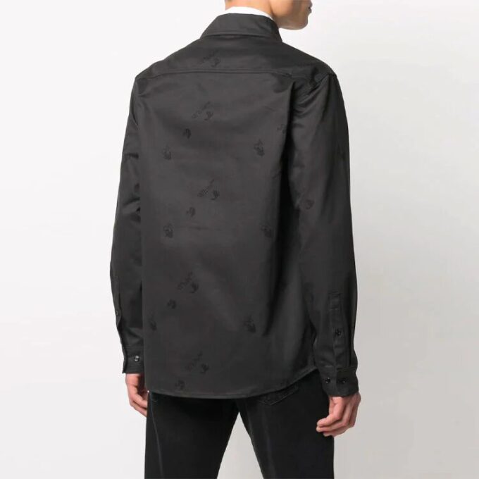 Off-White Men’ s SS21 Logo Printing Black Shirt