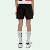 Off-White Men’ s SS21 Logo Shorts Black