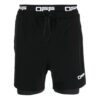 Off-White Men’ s SS21 Loose Alphabet Waist Cycling Shorts Black