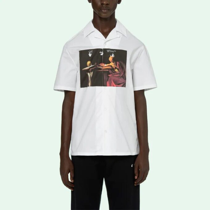 Off-White Men’ s SS21 Short Sleeve White Shirt