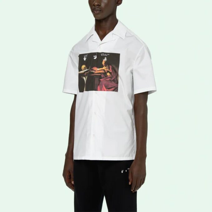 Off-White Men’ s SS21 Short Sleeve White Shirt
