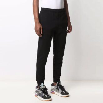 Off-White Men’ s SS21 Solid Color logo Sports Pants/Trousers/Joggers Black Off-White Men’ s SS21 Solid Color logo Sports Pants/Trousers/Joggers Black