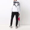 Off-White Men’ s SS21 Solid Color logo Sports Pants/Trousers/Joggers Black