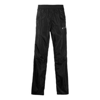 Off-White Men’ s SS21 Zipper Detail Logo Sports Pants/Trousers/Joggers Black Off-White Men’ s SS21 Zipper Detail Logo Sports Pants/Trousers/Joggers Black