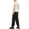 Off-White Men’ s SS22 Back Classic Logo Printing Round Neck Long Sleeves Ordinary Version