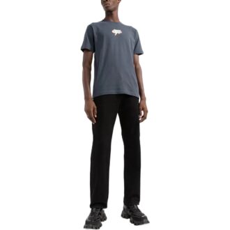 Off-White Men’ s SS22 Gradient Logo Printing Round Neck Short Sleeve Ordinary Version Gray T-Shirt Off-White Men’ s SS22 Gradient Logo Printing Round Neck Short Sleeve Ordinary Version Gray T-Shirt