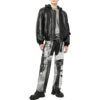 Off-White Men’ s SS22 Ink High Waist Straight Casual Pants/Trousers Loose Fit