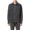 Off-White Men’ s SS22 Lapel Long Sleeves Denim Gray Shirt