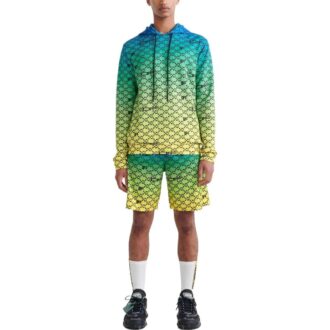 Off-White Men’ s SS22 Logo Full Print Gradient Loose Fit Pullover Gradient Off-White Men’ s SS22 Logo Full Print Gradient Loose Fit Pullover Gradient