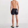 Off-White Men’ s SS22 Logo Printing Elastic Waistband Black Straight Shorts