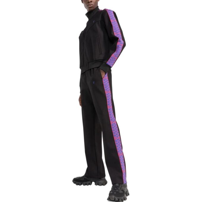 Off-White Men’ s SS22 Logo Printing Straight Sports Pants/Trousers/Joggers Loose Fit Black