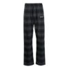 Off-White Men’ s SS22 Plaid Straight Casual Pants/Trousers Black