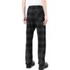 Off-White Men’ s SS22 Plaid Straight Casual Pants/Trousers Black