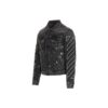 Off-White Men’ s SS22 Printing Denim Jacket Black