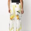 Off-White Men’ s SS22 Printing Straight Casual Pants/Trousers Loose Fit
