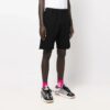 Off-White Men’ s SS22 Side Logo Arrow Printing Shorts Loose Fit Black